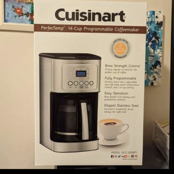 Cuisinart Kitchen New Cuisinart Perfectemp 4cup Programmable Coffee